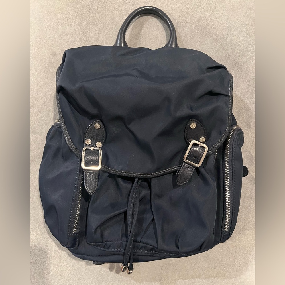MZ Wallace Navy Marlena Backpack